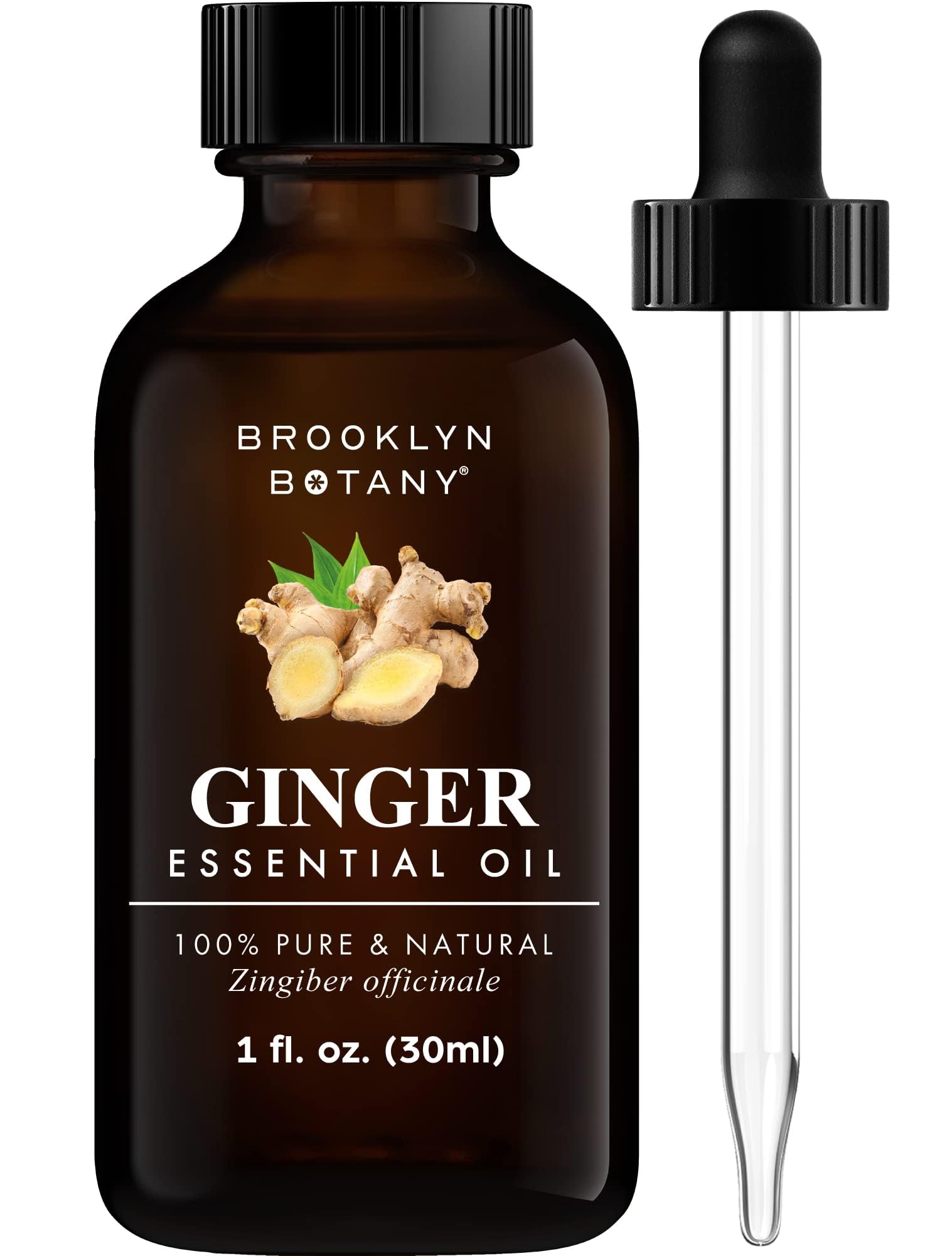 Brooklyn Botany Peppermint Essential Oil - Huge 4 Fl Oz - 100% Pure and Natural - Premium Grade with Dropper - for Aromatherapy and Diffuser